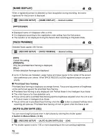 Preview for 72 page of Panasonic HDC-HS900P Owner'S Manual