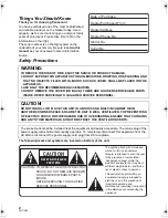 Предварительный просмотр 2 страницы Panasonic HDC-HS9P Operating Instructions Manual