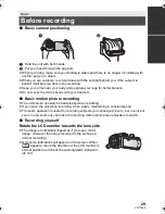 Предварительный просмотр 29 страницы Panasonic HDC-SD40 Owner'S Manual