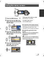 Предварительный просмотр 39 страницы Panasonic HDC-SD40 Owner'S Manual