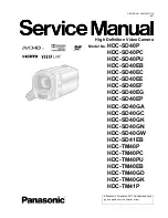 Panasonic HDC-SD40EB Service Manual предпросмотр