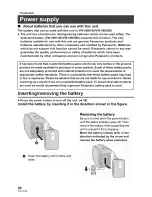 Preview for 20 page of Panasonic HDC-SD40P Owner'S Manual