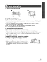 Preview for 29 page of Panasonic HDC-SD40P Owner'S Manual