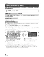 Preview for 40 page of Panasonic HDC-SD40P Owner'S Manual