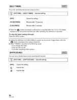 Preview for 58 page of Panasonic HDC-SD40P Owner'S Manual