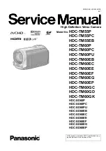 Panasonic HDC-SD60EB Service Manual preview