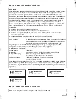 Preview for 3 page of Panasonic HDC-SD60K Operating Instructions Manual