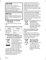 Preview for 4 page of Panasonic HDC-SD800 Operating Instructions Manual