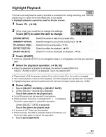 Предварительный просмотр 7 страницы Panasonic HDC-SD800P Owner'S Manual