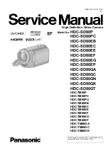 Panasonic HDC-SD80EB Service Manual preview