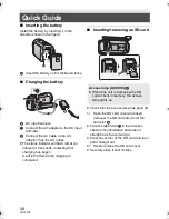 Предварительный просмотр 12 страницы Panasonic HDC-SD90 Owner'S Manual