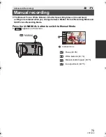 Предварительный просмотр 73 страницы Panasonic HDC-SD90 Owner'S Manual