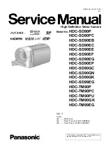 Panasonic HDC-SD90EB Service Manual preview