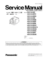 Panasonic HDC-SX5E Service Manual preview