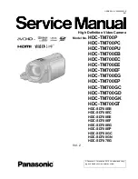 Panasonic HDC-TM700P Service Manual preview