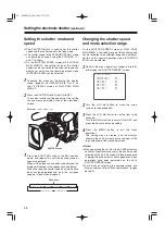 Preview for 58 page of Panasonic HDC27H Operating Instructions Manual