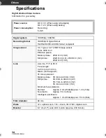 Preview for 34 page of Panasonic HDCSD600K Operating Instructions Manual