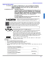 Preview for 3 page of Panasonic HDTV DLP PT-60DL54 Operating Instructions Manual