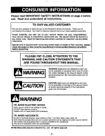 Preview for 2 page of Panasonic HeavyDuty Plus MC-V5502 Operating Instructions Manual