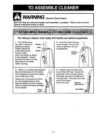 Preview for 7 page of Panasonic HeavyDuty Plus MC-V5502 Operating Instructions Manual