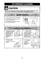 Preview for 10 page of Panasonic HeavyDuty Plus MC-V5502 Operating Instructions Manual