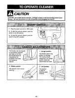 Предварительный просмотр 10 страницы Panasonic HeavyDuty Plus MC-V5502 Operating Instructions Manual