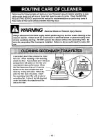 Preview for 12 page of Panasonic HeavyDuty Plus MC-V5502 Operating Instructions Manual