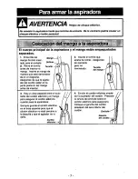 Предварительный просмотр 27 страницы Panasonic HeavyDuty Plus MC-V5502 Operating Instructions Manual