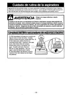 Предварительный просмотр 32 страницы Panasonic HeavyDuty Plus MC-V5502 Operating Instructions Manual