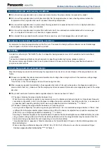 Preview for 6 page of Panasonic HF Series Quick Start Manual