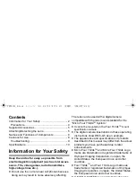 Preview for 2 page of Panasonic HFS1442A Operating Instructions Manual