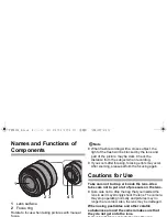 Preview for 8 page of Panasonic HFS1442A Operating Instructions Manual