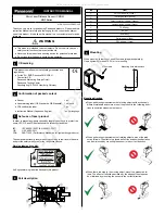 Preview for 1 page of Panasonic HG-C Series Insruction Manual