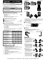 Preview for 1 page of Panasonic HG-C Series Instruction Manual