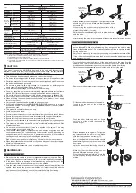 Preview for 2 page of Panasonic HG-S Instruction Manual