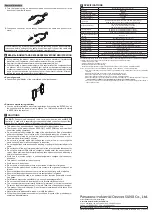 Preview for 2 page of Panasonic HG-T1110 Instruction Manual