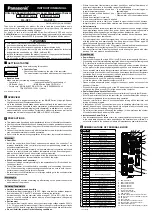 Panasonic HL-C21C Series Instruction Manual preview