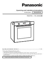 Panasonic HL-CK632B Operating And Installation Instructions preview