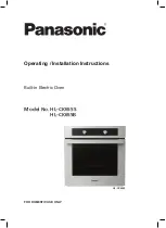 Предварительный просмотр 1 страницы Panasonic HL-CK655SEPG Operating & Installation Instructions Manual