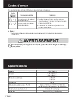 Предварительный просмотр 50 страницы Panasonic HL-CX667S Operating And Installation Instructions