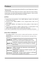 Preview for 2 page of Panasonic HL-D3 Series User Manual