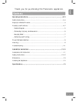 Preview for 3 page of Panasonic HL-DW165B Operating And Installation Instructions