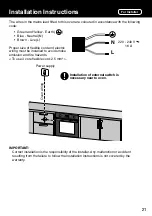 Предварительный просмотр 21 страницы Panasonic HL-FN645SJPQ Operating And Installation Instructions