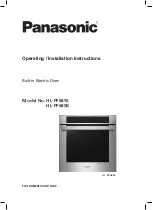 Предварительный просмотр 1 страницы Panasonic HL-PF685SEPG Operating & Installation Instructions Manual