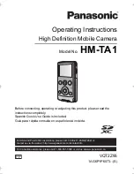 Panasonic HM-TA1 Operating Instructions Manual preview