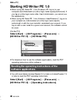 Предварительный просмотр 48 страницы Panasonic HM-TA1 Operating Instructions Manual