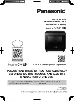 Предварительный просмотр 1 страницы Panasonic HomeCHEF NU-SC180 Owner'S Manual