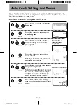 Предварительный просмотр 24 страницы Panasonic HomeCHEF NU-SC180 Owner'S Manual