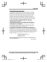 Preview for 35 page of Panasonic HomeHawk KX-HN1003 Installation Manual