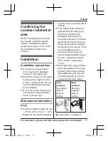 Preview for 17 page of Panasonic HomeHawk KX-HNC710 Installation Manual